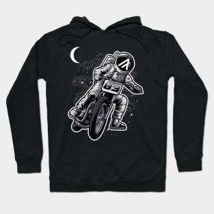 Astronaut Motorbike Algorand ALGO Coin To The Moon Crypto Token Cryptocurrency Wallet Birthday Gift For Men Women Hoodie